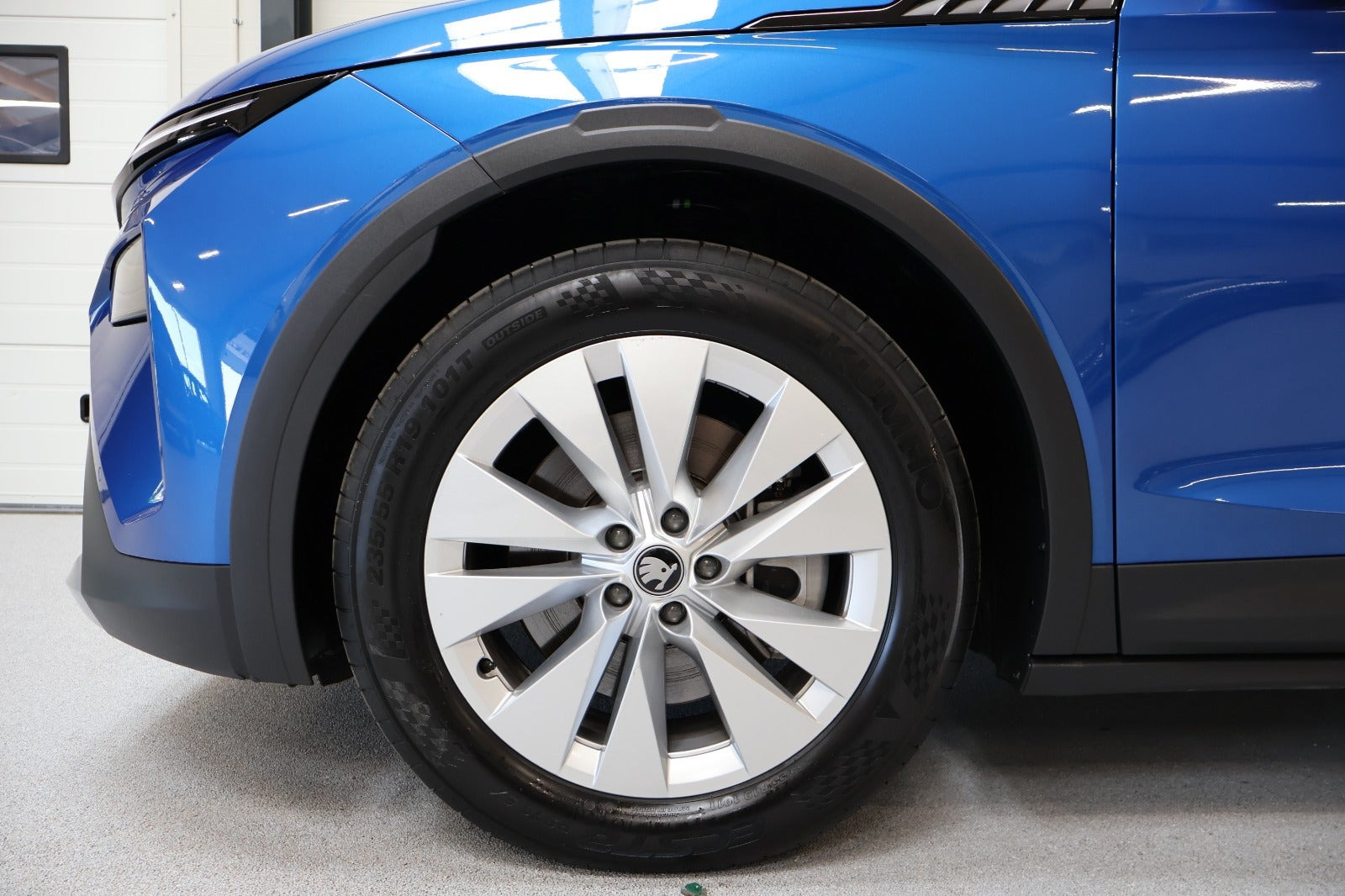 Blå Skoda Elroq fra 2025