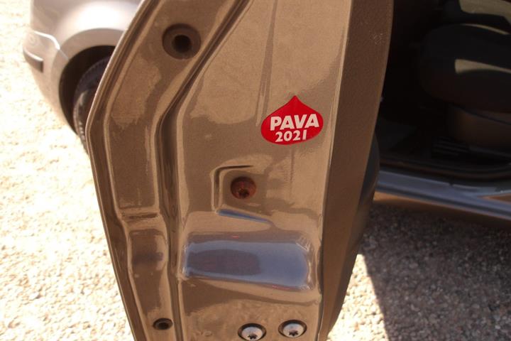 Grå Fiat Panda fra 2012