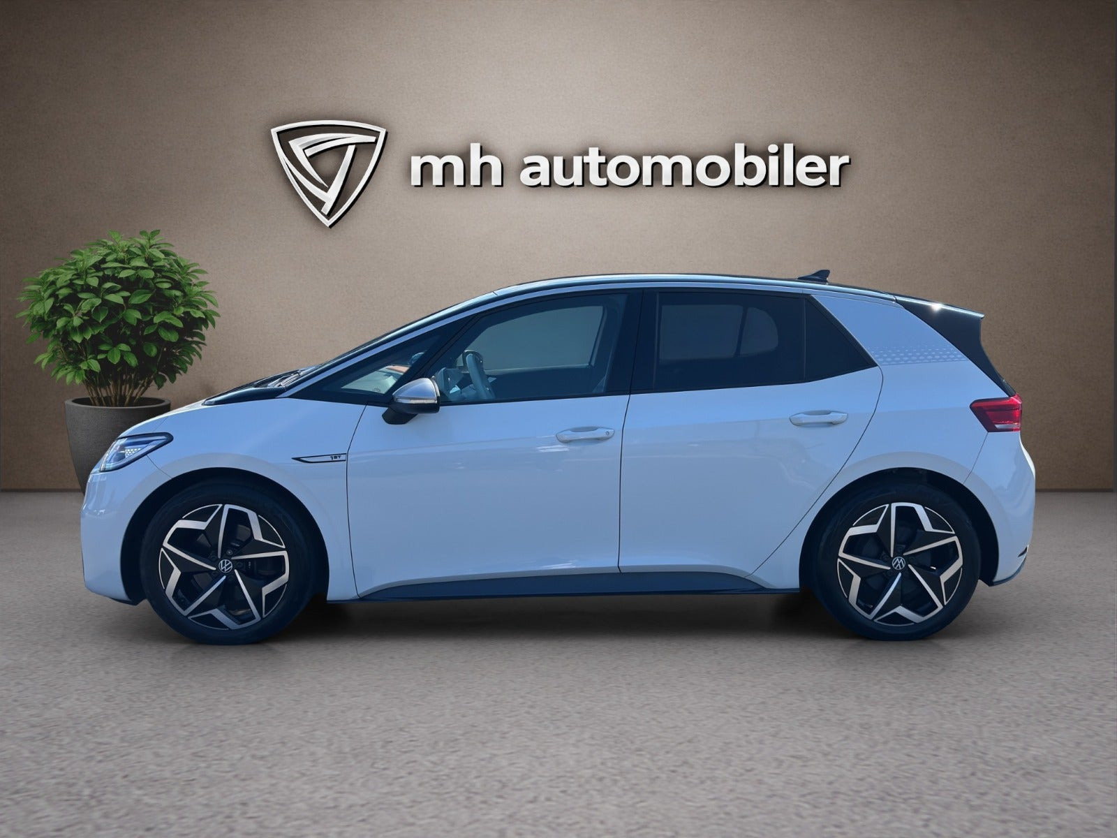Hvid VW ID.3 fra 2020