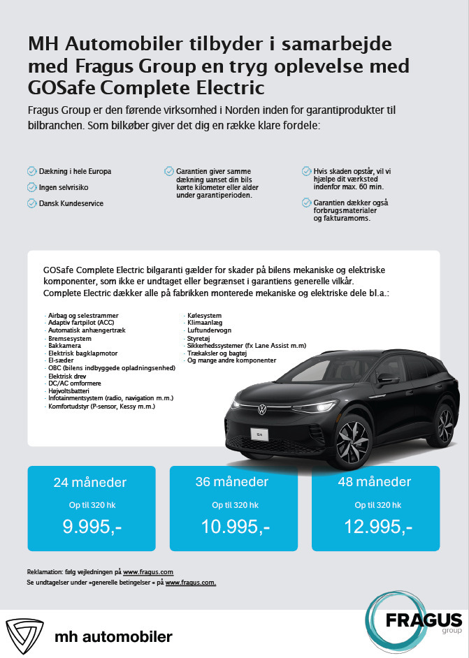 Hvid VW ID.3 fra 2020
