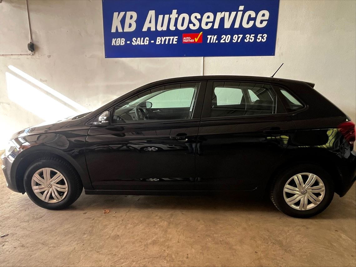 Sort VW Polo fra 2019