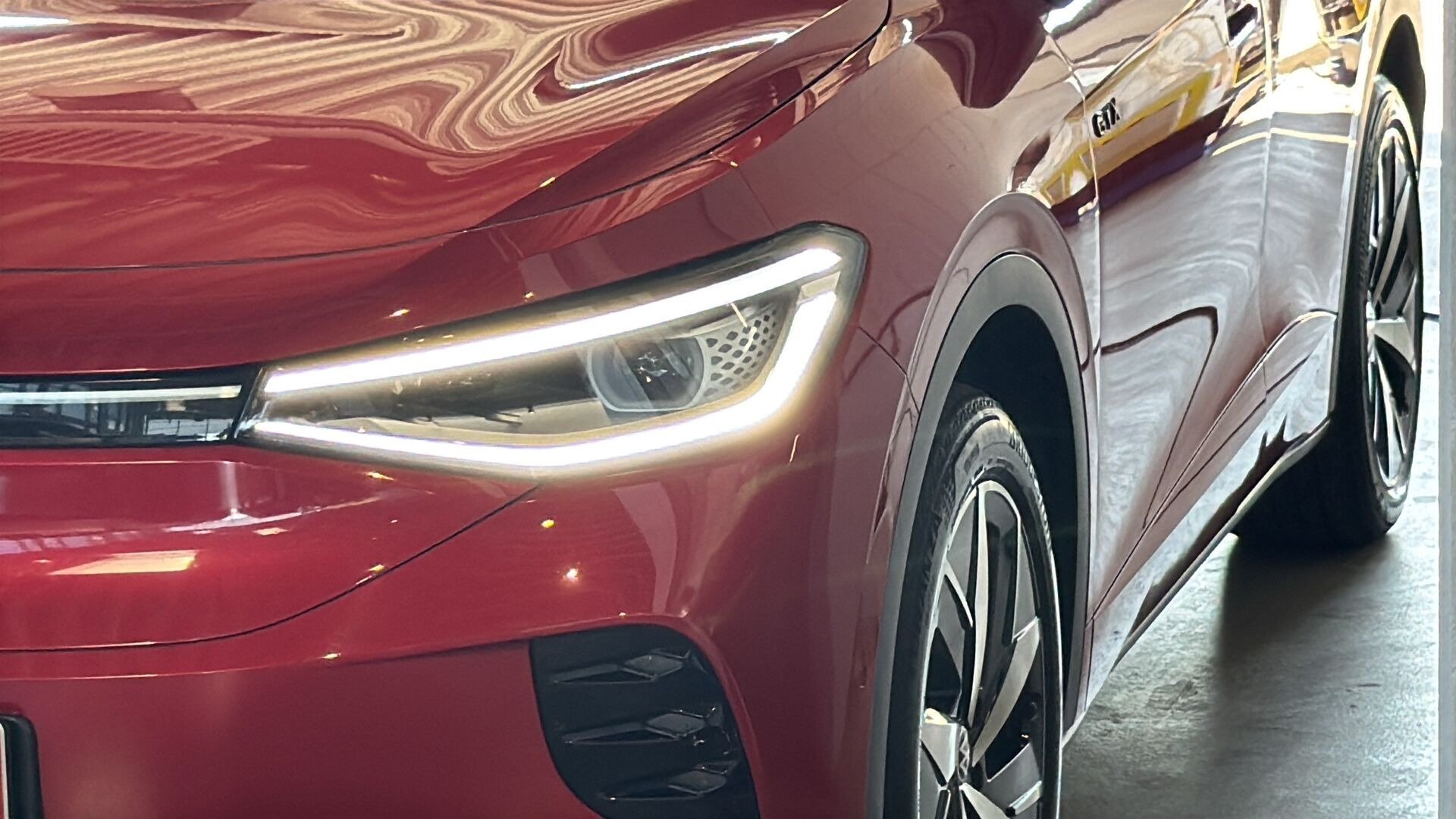 Rød VW ID.4 fra 2023