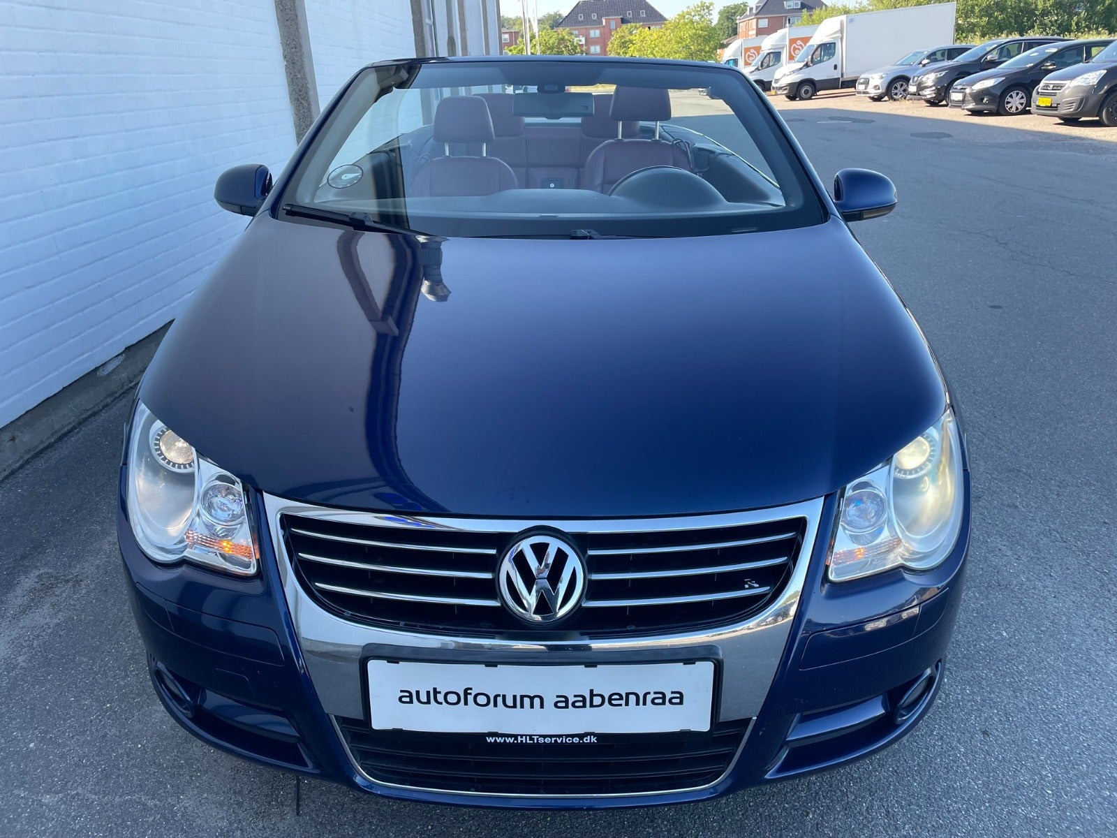Blå VW Eos fra 2007