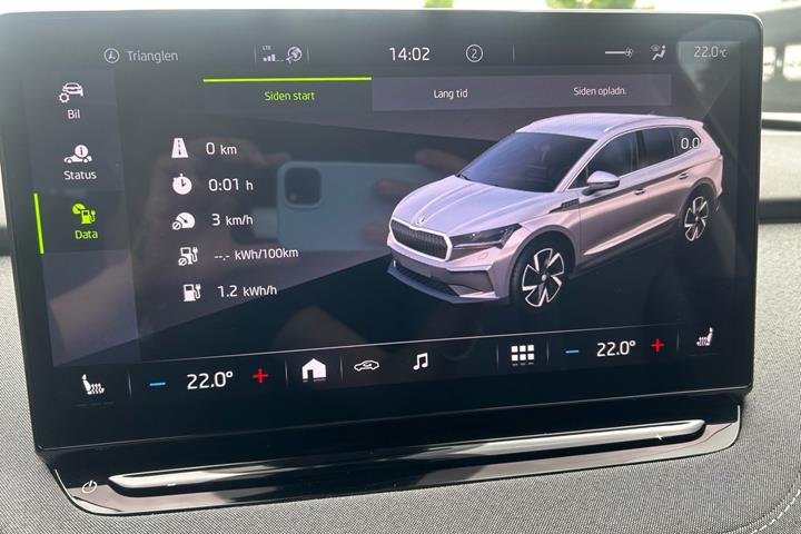 Sort Skoda Enyaq fra 2021