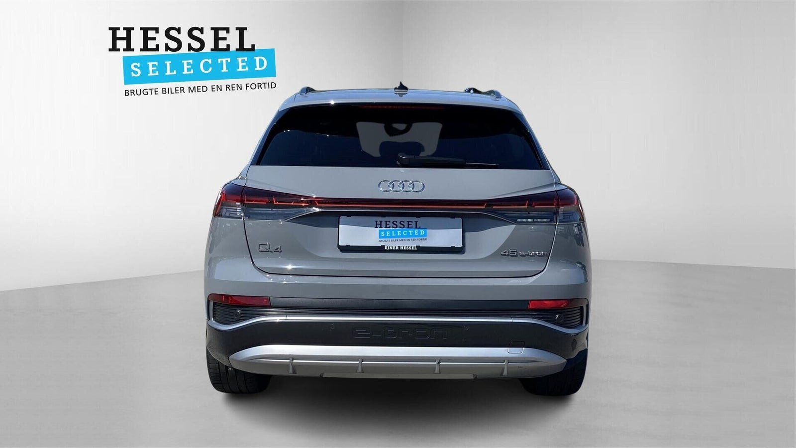 Grå Audi Q4 e-tron fra 2025
