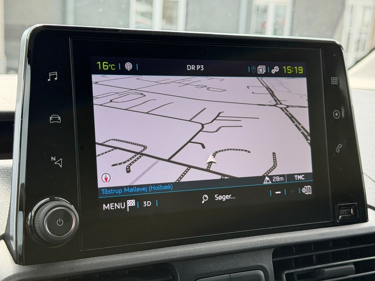 Sort Peugeot e-Partner fra 2025