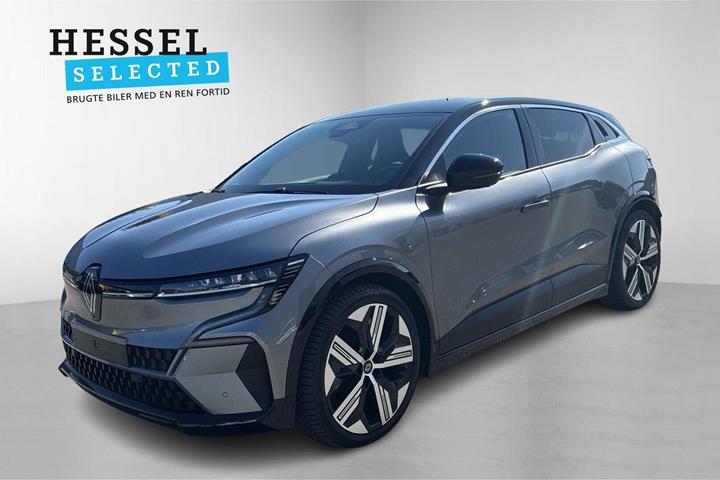 Grå Renault Megane E-Tech fra 2023 set udefra