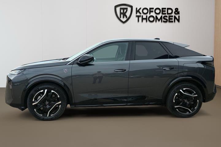 Grå Peugeot e-3008 fra 2025