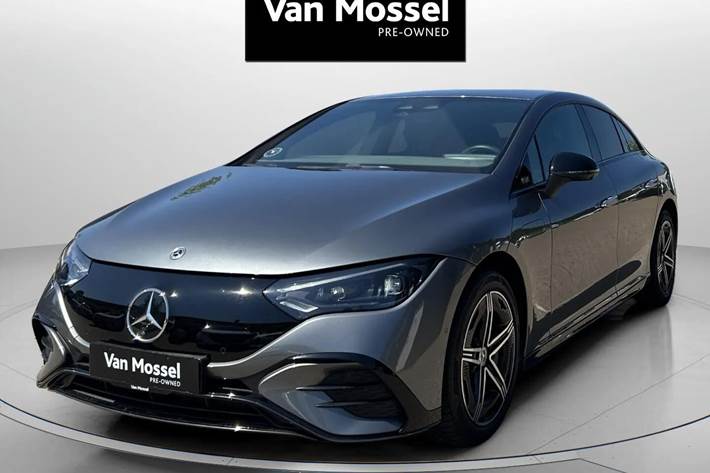 Grå Mercedes EQE 350 fra 2025