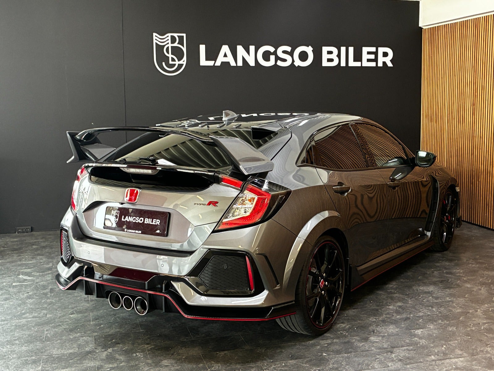 Grå Honda Civic fra 2017