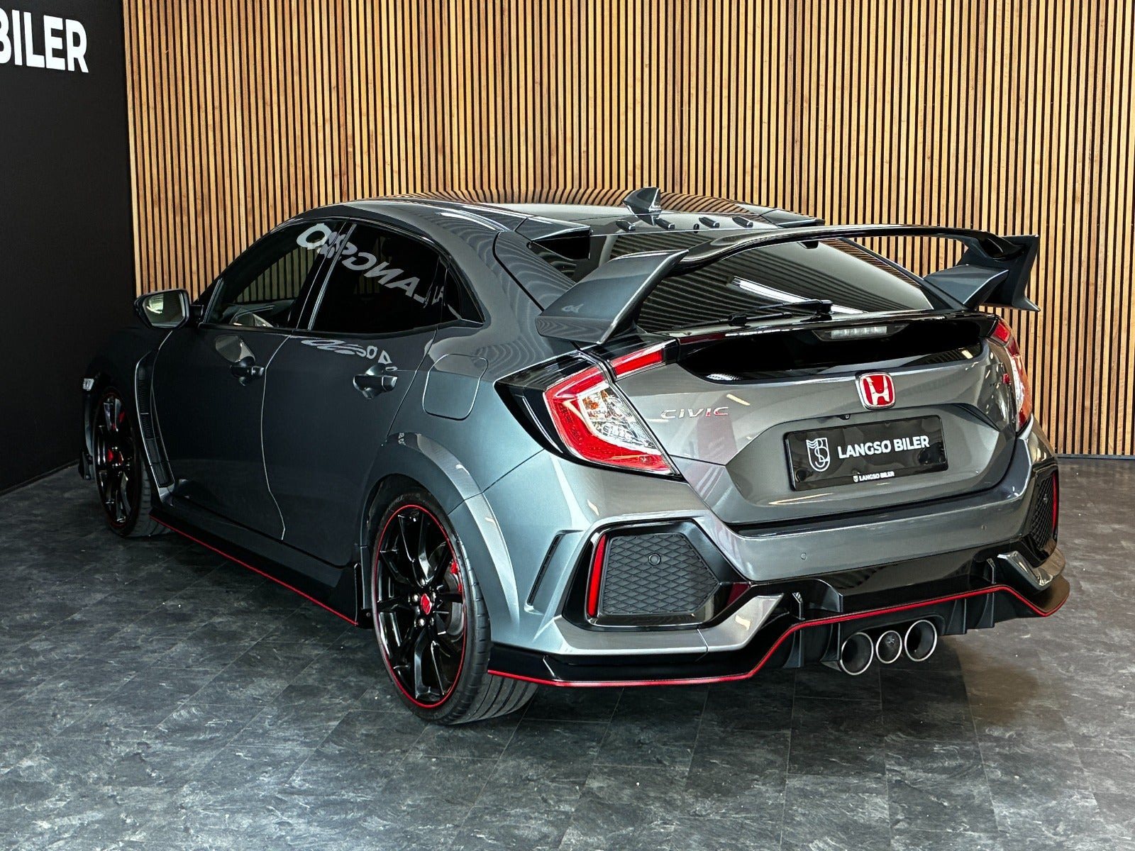 Grå Honda Civic fra 2017