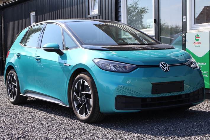 Blå VW ID.3 fra 2021