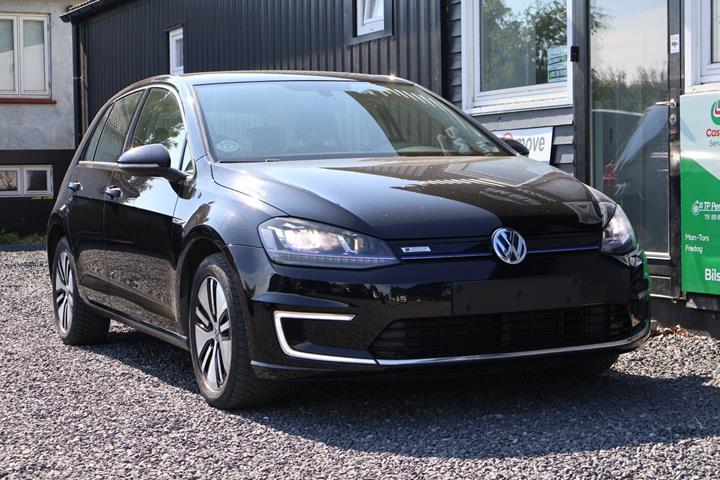 Sort VW e-Golf VII fra 2017