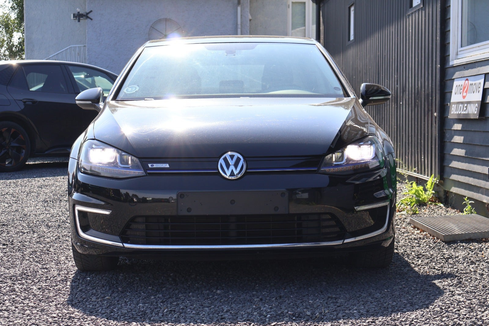 Sort VW e-Golf VII fra 2017