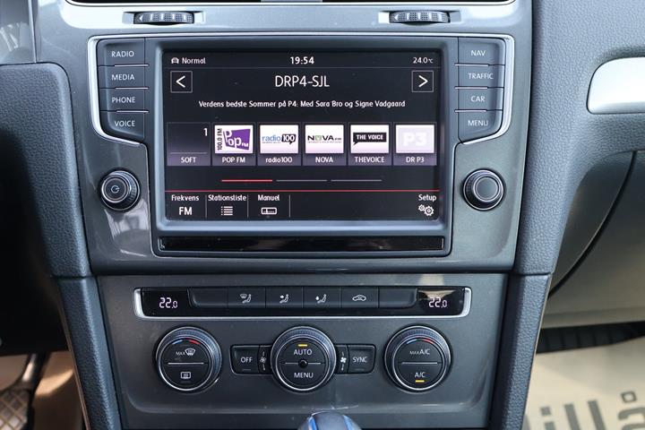 Sort VW e-Golf VII fra 2017