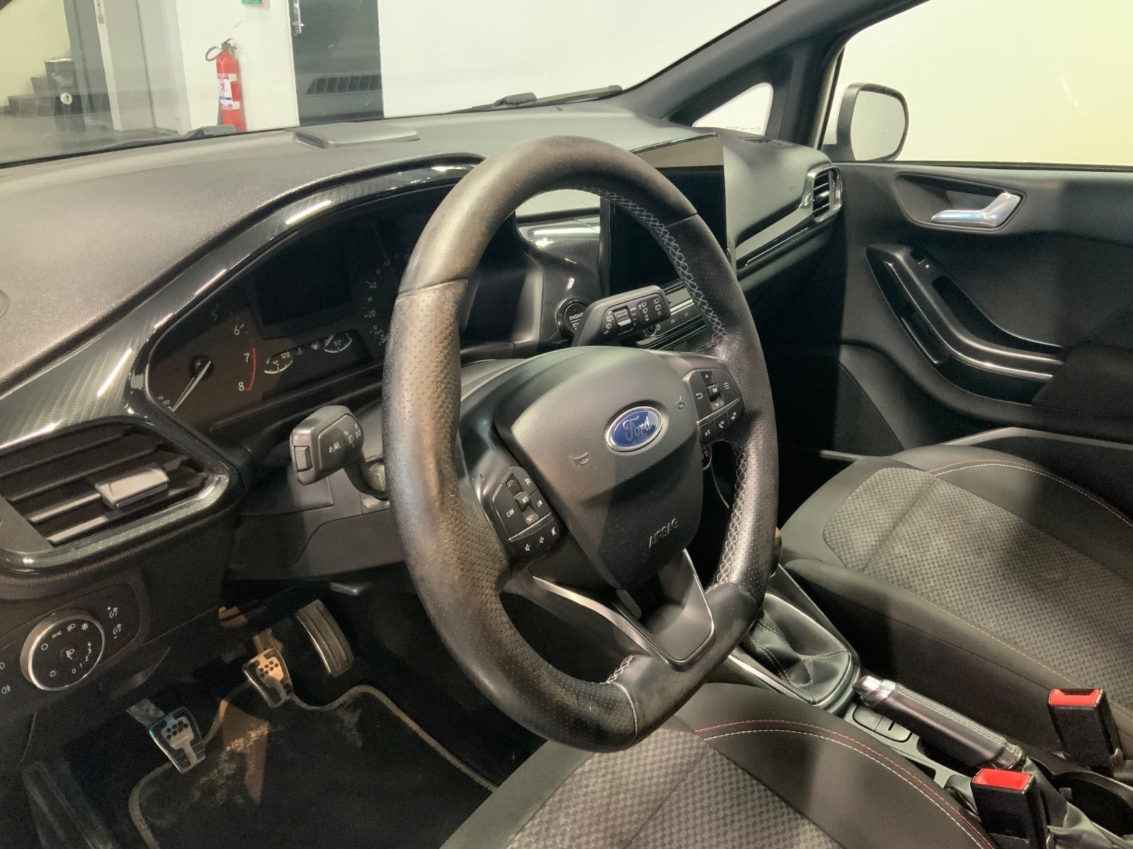 Hvid Ford Fiesta fra 2018