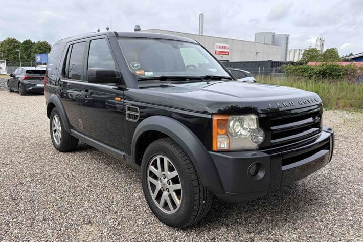 Gul Land Rover Discovery 3 fra 2008