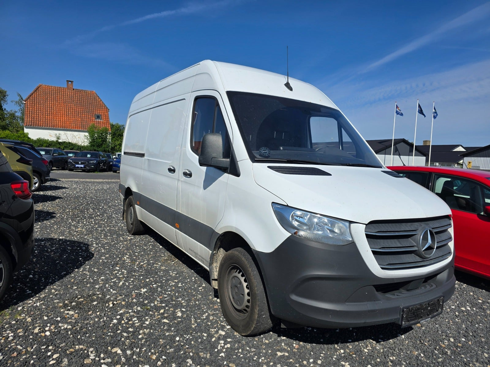 Hvid Mercedes Sprinter 316 fra 2020