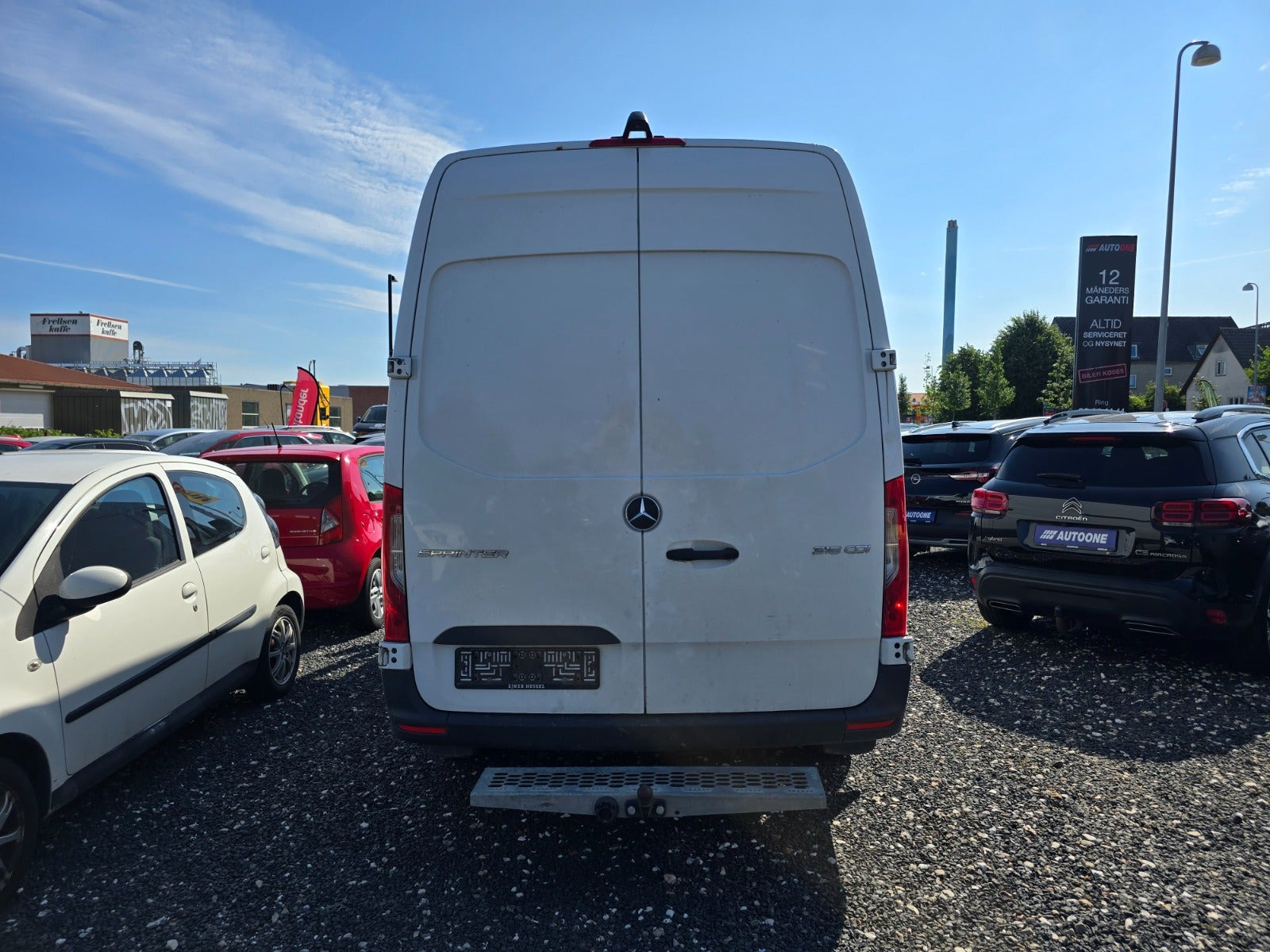 Hvid Mercedes Sprinter 316 fra 2020