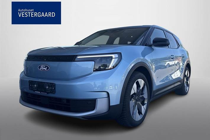 Blå Ford Explorer fra 2025