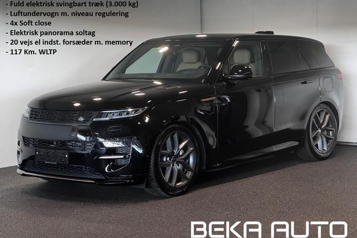 Sort Land Rover Range Rover sport fra 2025