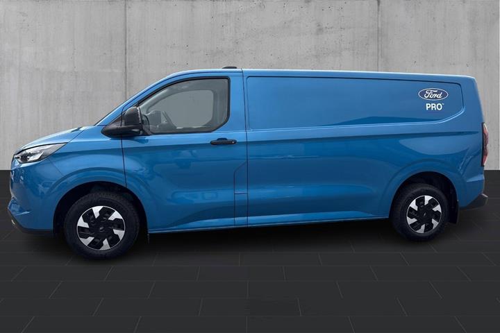 Blå Ford E-Transit Custom 320 L2 fra 2024