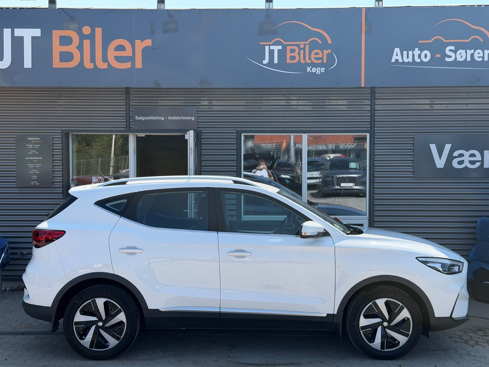 Hvid MG ZS fra 2022