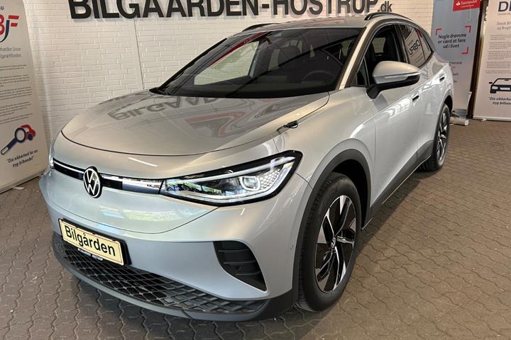 Sølv VW ID.4 fra 2025 set udefra