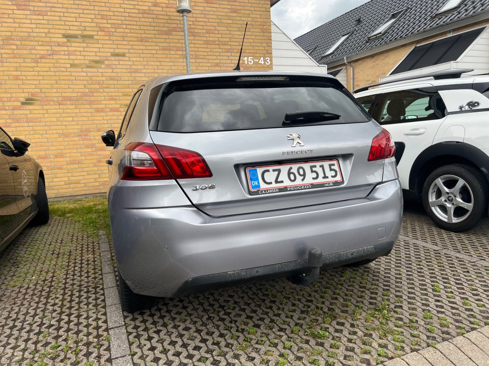 Sølv Peugeot 308 fra 2018