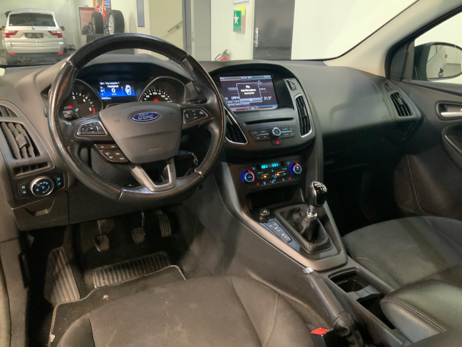 Sort Ford Focus fra 2016