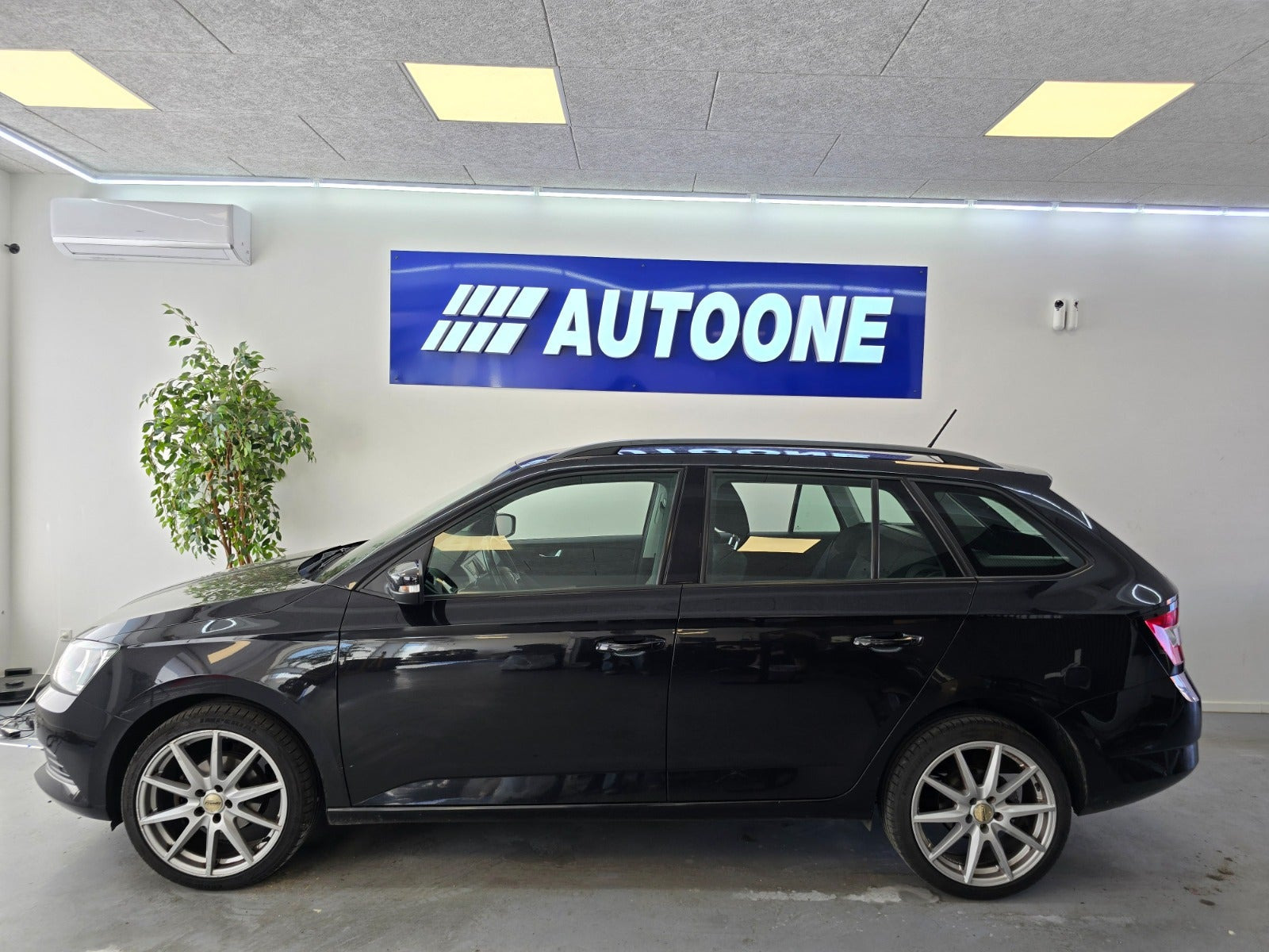 Sort Skoda Fabia fra 2018