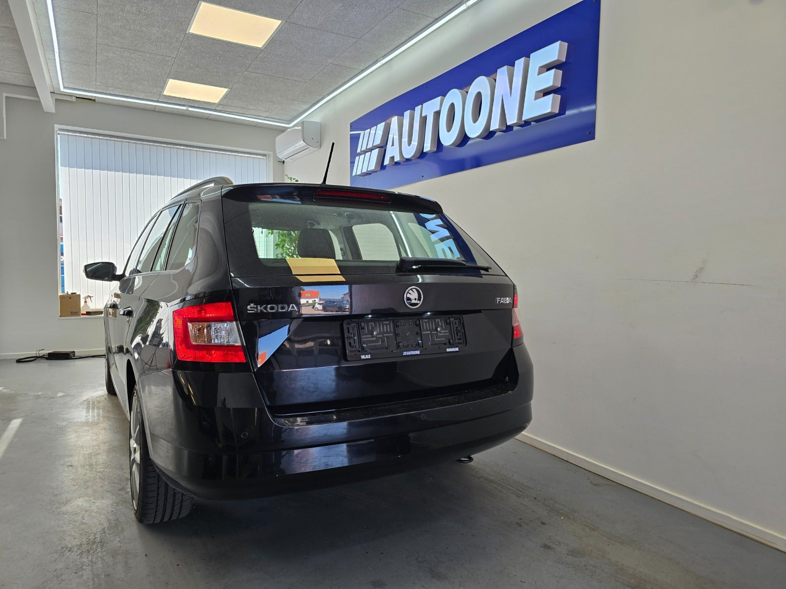 Sort Skoda Fabia fra 2018