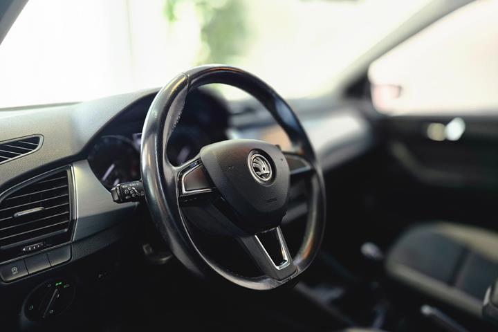 Sort Skoda Fabia fra 2018