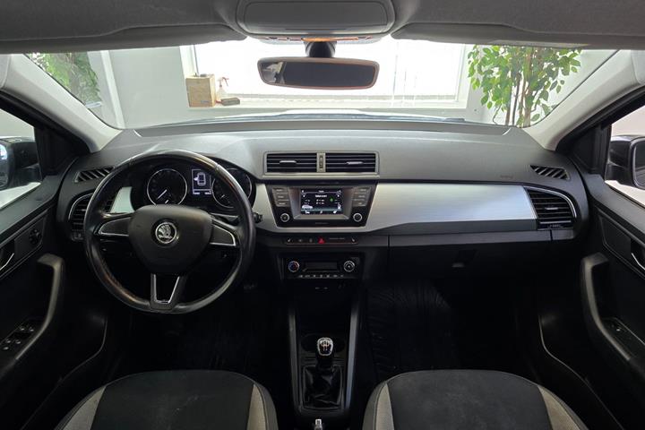 Sort Skoda Fabia fra 2018