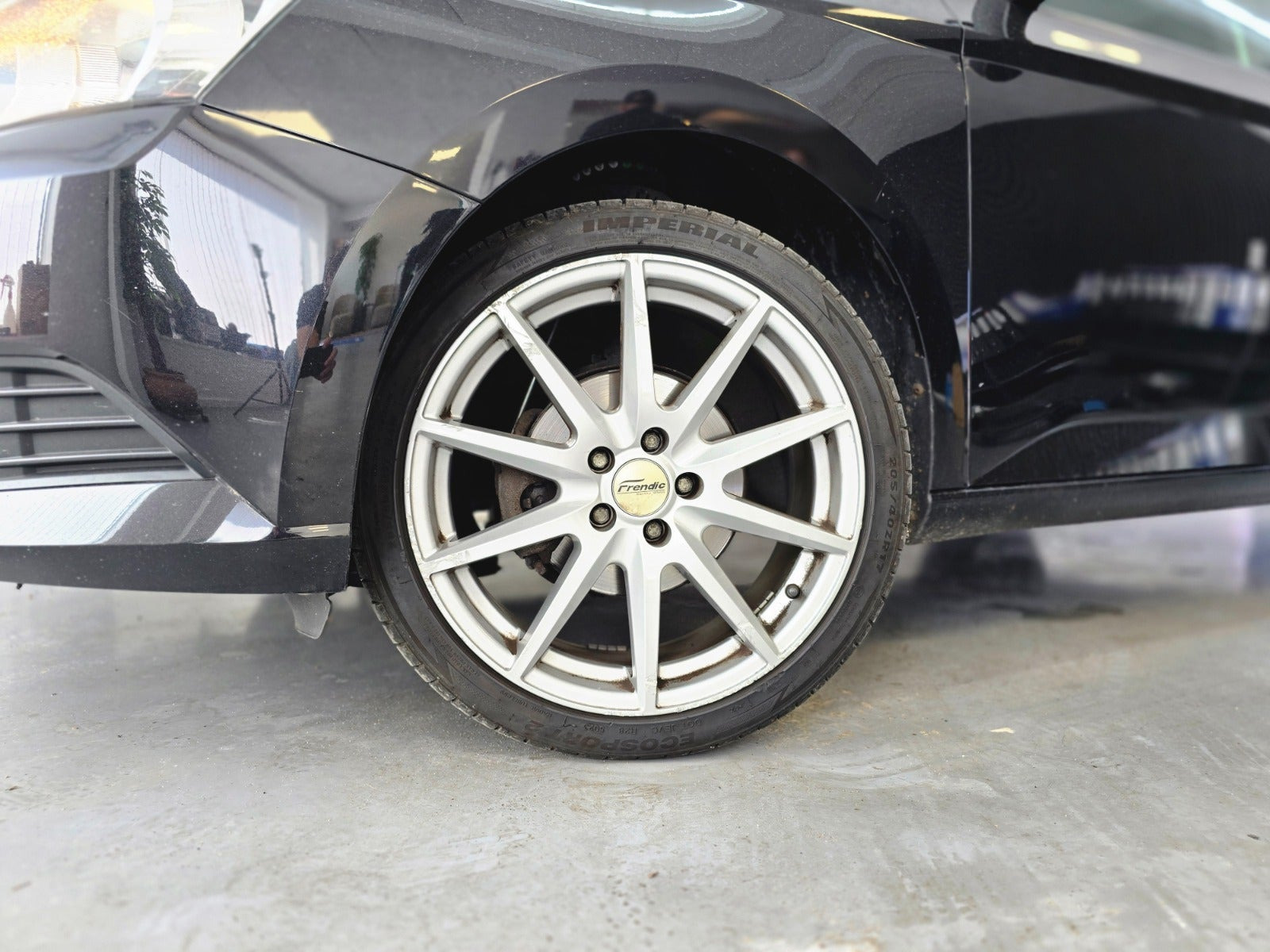 Sort Skoda Fabia fra 2018