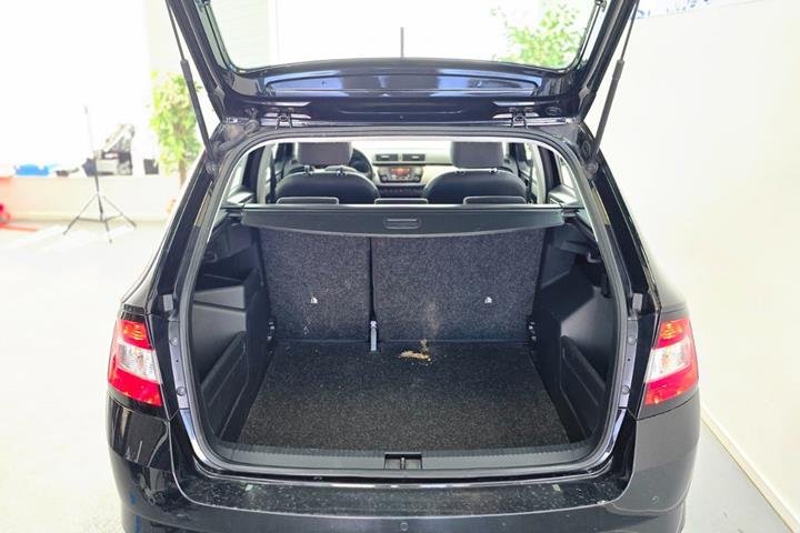 Sort Skoda Fabia fra 2018