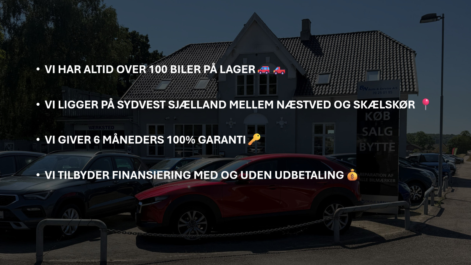 Blå Opel Astra fra 2018