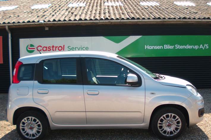 Sølv Fiat Panda fra 2019