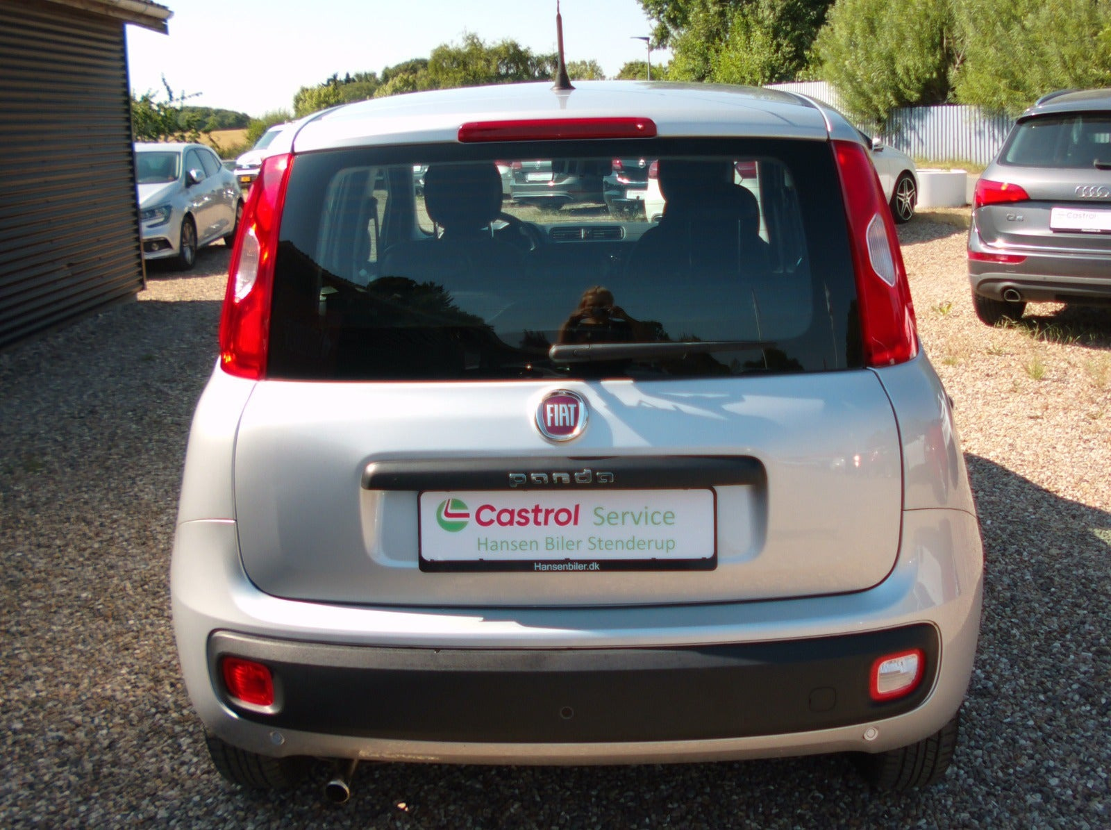 Sølv Fiat Panda fra 2019
