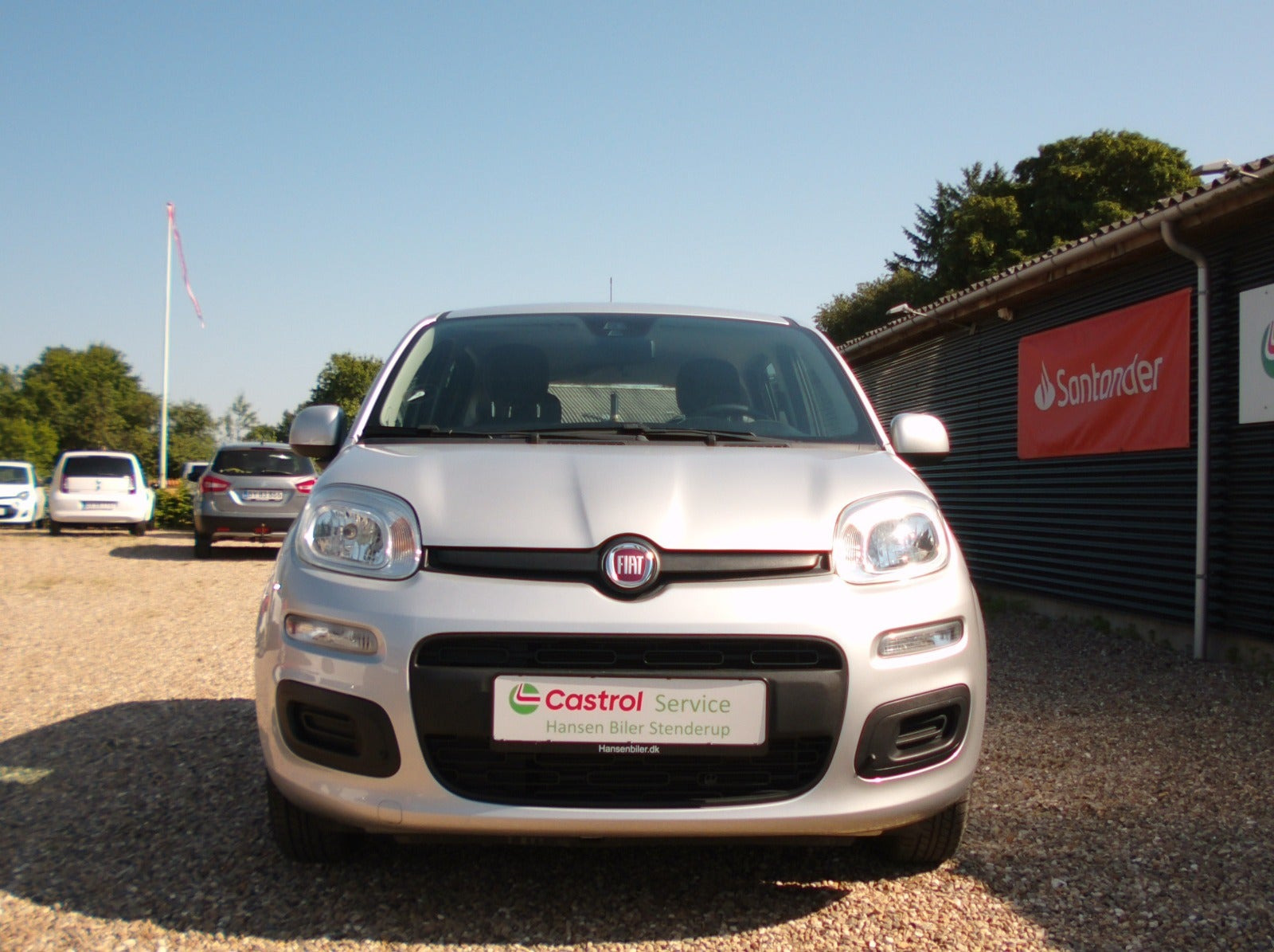 Sølv Fiat Panda fra 2019