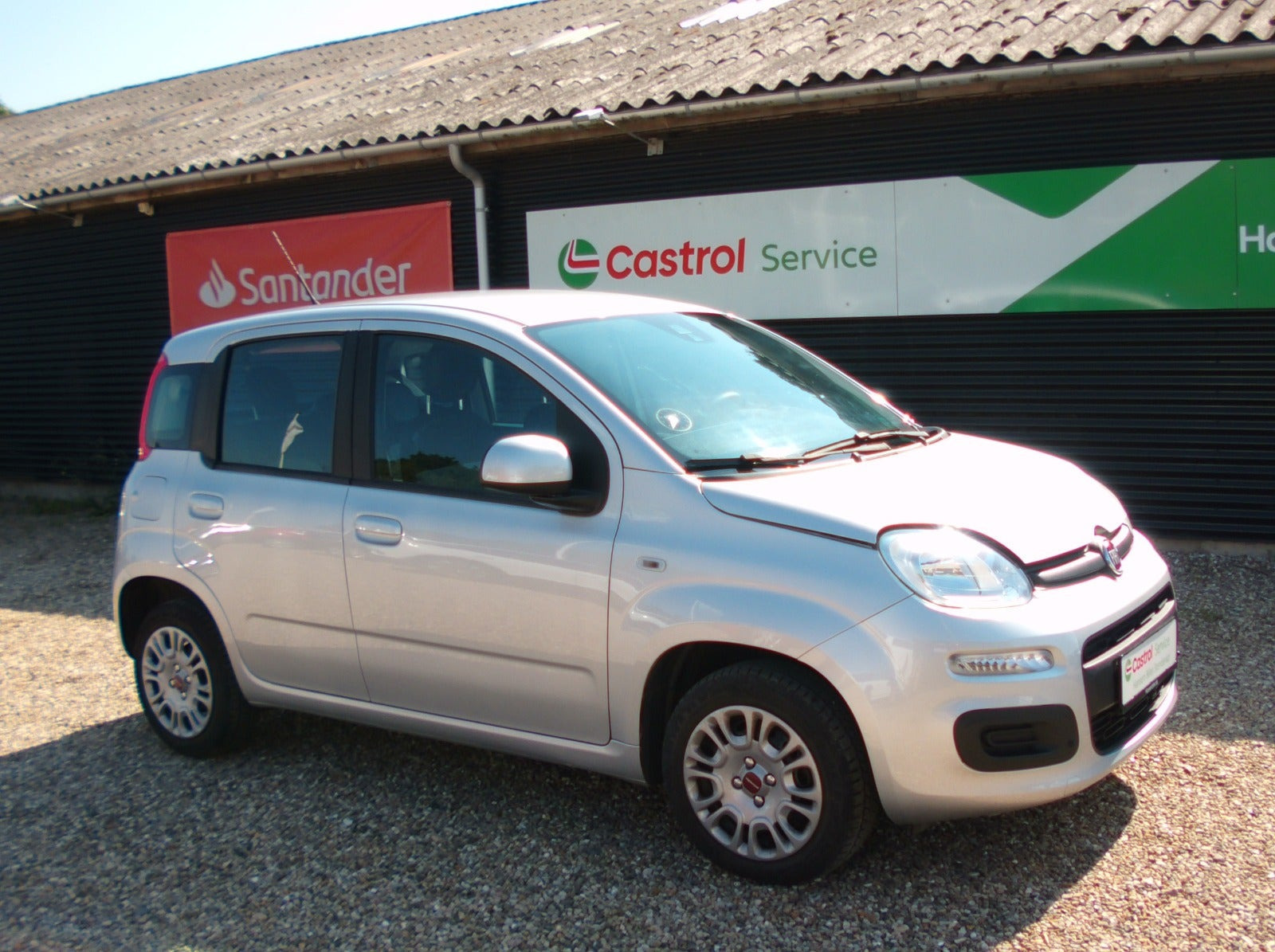 Sølv Fiat Panda fra 2019