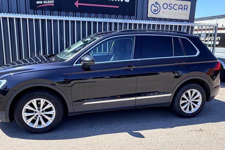 Sort VW Tiguan fra 2018