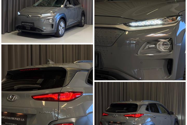 Grå Hyundai Kona fra 2020