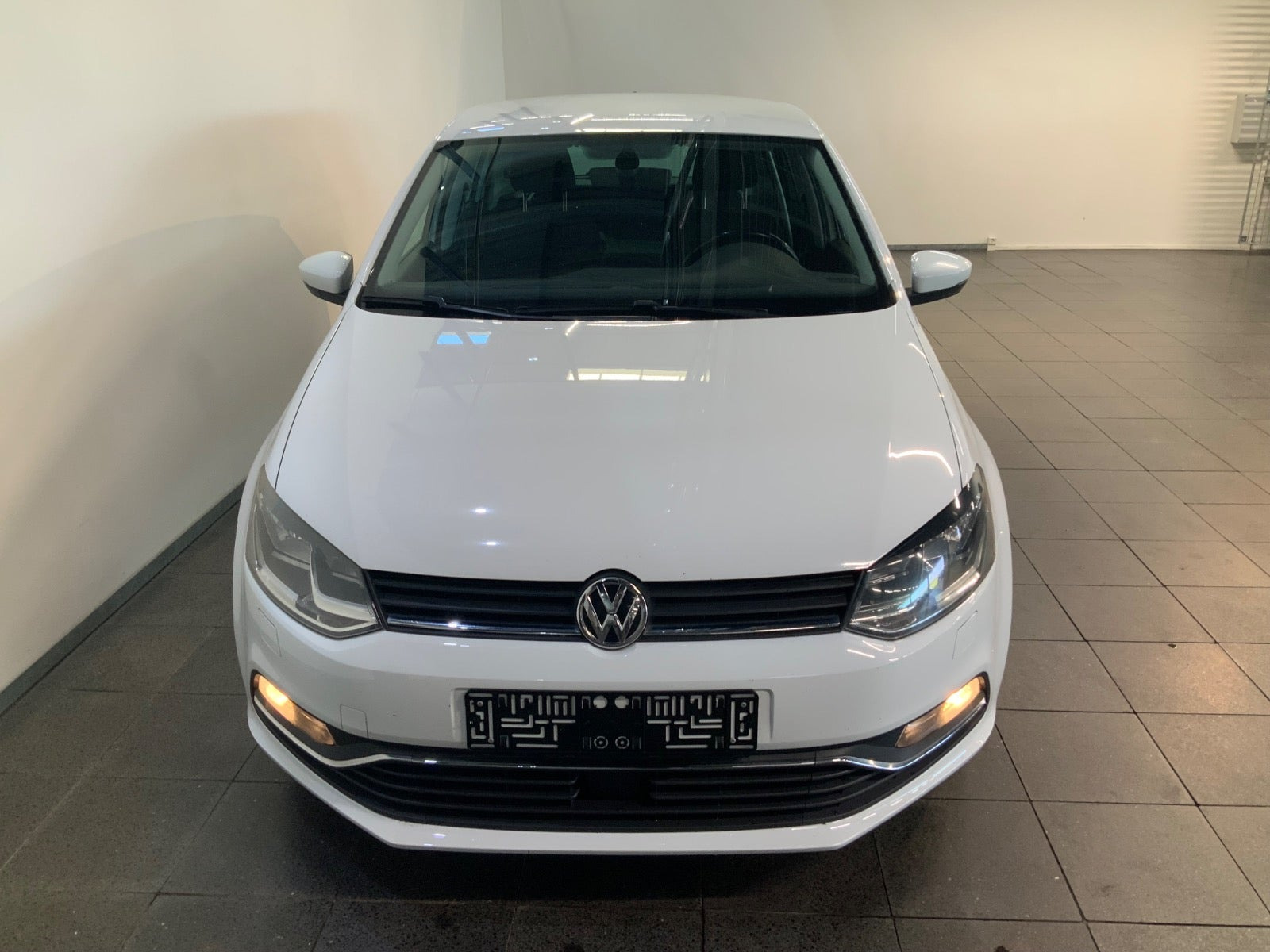 Hvid VW Polo fra 2016