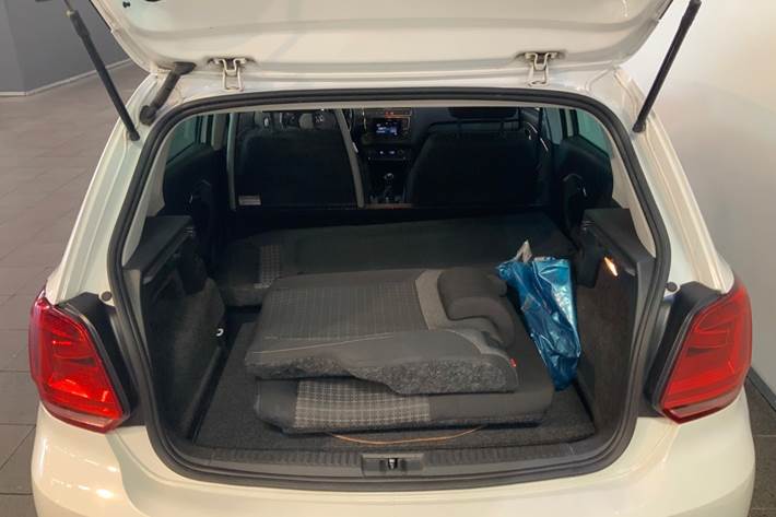 Hvid VW Polo fra 2016