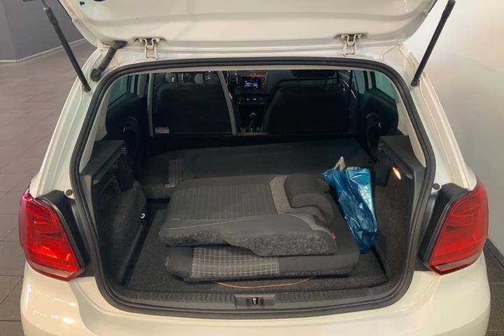 Hvid VW Polo fra 2016