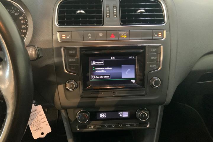 Hvid VW Polo fra 2016