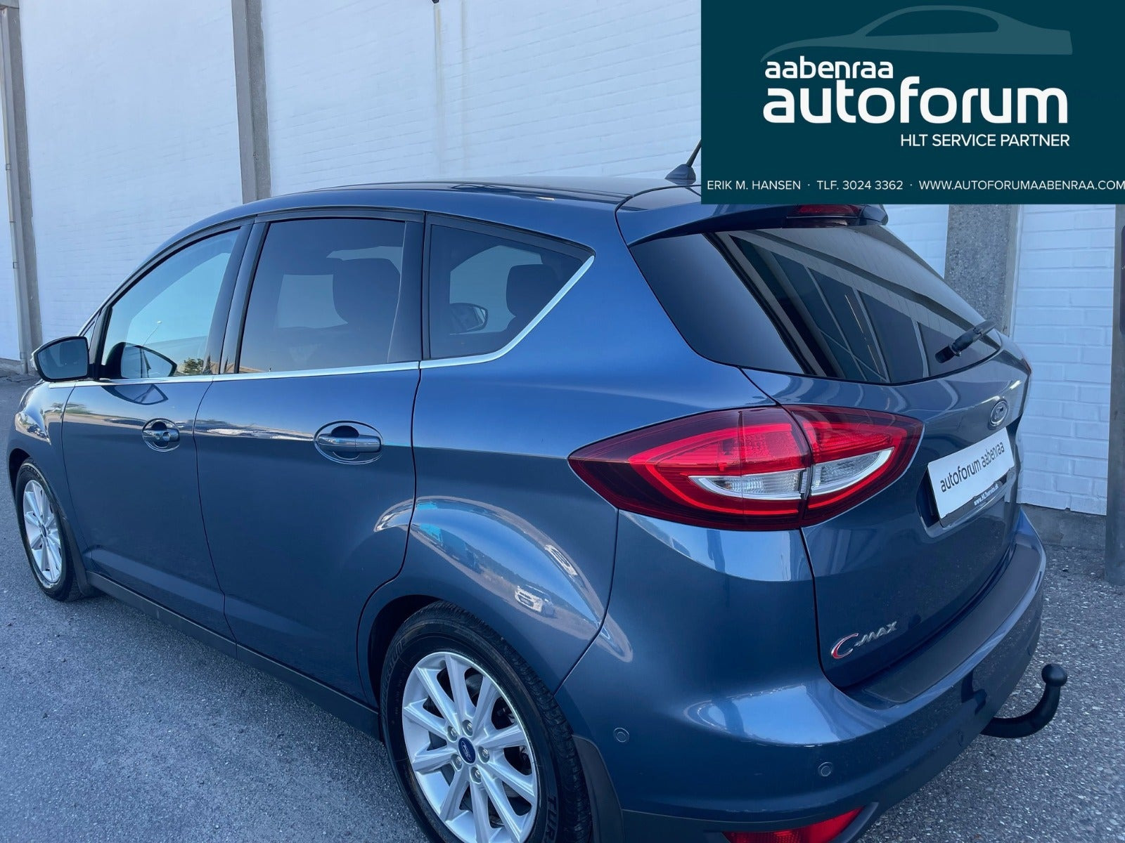 Blå Ford C-MAX fra 2019