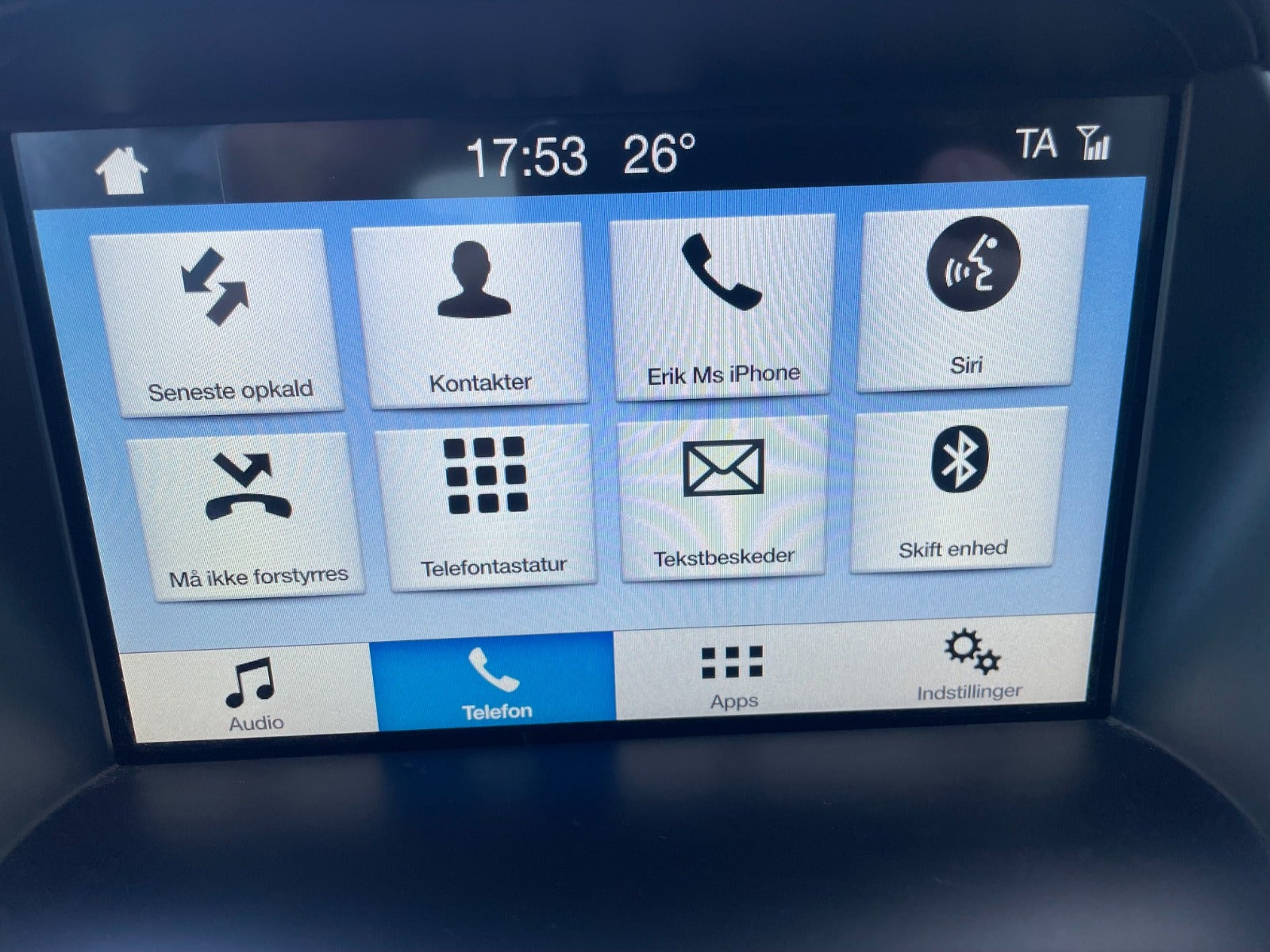 Blå Ford C-MAX fra 2019