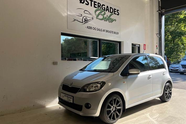 Grøn Skoda Citigo fra 2015
